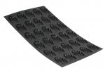 Plaque souple antiadhesive de 30 mini-madeleines Moulflex noir