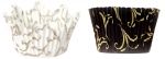 Moule cupcake  papier 'Arabesque & lila' o7.5 et 7 xht3.5 cm par 24