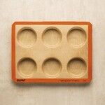 Moule en silicone alimentaire 6 grands ronds