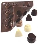 Moule silicone pour chocolats, beurre ou glacons n&deg; 2