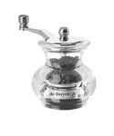 Moulin a poivre BOOGIE 7 cm, a manivelle en plastique couleur inox