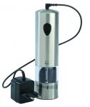 Moulin a poivre 20 cm electrique Elis U'select rechargeable Inox brosse