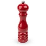 Moulin a poivre manuel en bois, Uselect laque rouge passion, 22 cm - 9in