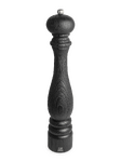 Moulin a poivre manuel en bois upcycle et son poivre Fair Trade, noir, 40 cm - 1