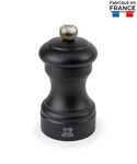 Moulin a Sel Manuel 10 cm en Bois Noir Mat BISTRO