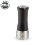 Moulin a Sel Manuel 16 cm en Bois Chocolat/Inox MADRAS Mecanisme Zirlion