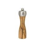 Moulin a Sel Manuel 20 cm en Bois Olivier/Inox FIDJI