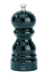 Moulin a Sel Manuel 12 cm en Bois Laque Noir PARIS U'SELECT