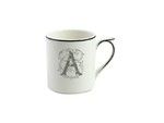 Mug A FILET BLEU MONOGRAMME