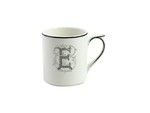 Mug E FILET BLEU MONOGRAMME