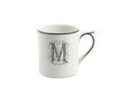 Mug M FILET BLEU MONOGRAMME