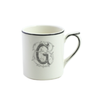 Mug B FILET MANGANESE MONOGRAMME