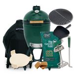 Pack LARGE Gril avec l'Egg Large, le chariot a roulettes, 6 accessoires et consommables & le conveggtor