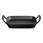 Panier a griller carre collection barbecue 30 cm Noir Mat
