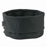 Panier a pain tissu grand modele noir