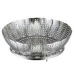 Panier pliant vapeur en inox 24 cm