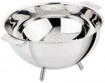Passoire egouttoir 22 cm 2 anses inox sur pieds