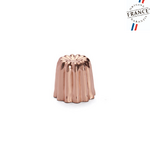 Petit moule cannele bord. cuivre o 45