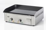 Plancha electrique professionnelle plaque emaillee 10 mm - Moyen modele  60 cm
