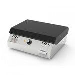 Plancha inox Garalda electrique 50 cm couvercle noir-2000 watts