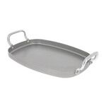 Plancha lisse a anses mineral b 38x26cm