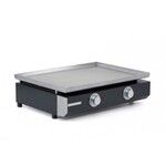 Plancha pro inox 2 zones 3000 w