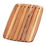 Planche a pain en teck epaisseur 1,4 cm - 41 x 28 cm