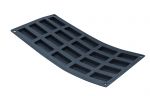 Plaque souple antiadhesive de  25 mini-financiers Moulflex noir