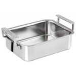 Mini Plat a Four Roaster individuel a 2 anses larges en inox Multiply  10 X 12 cm