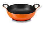 Plat Balti En fonte emaillee 24 cm Volcanique