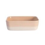 Plat M Cantine Rose Buvard 21,5*15cm / H6,5 cm