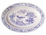 Plat ovale OISEAU BLEU
