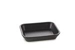Plat rectangulaire four 21 x 16 cm Noir effet fonte