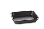 Plat rectangulaire four Noir effet fonte