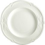 Plat rond creux ROCAILLE BLANC
