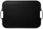 Plateau black/Silver Picots 'Rubber Grip' grand modele 51 x 35 cm