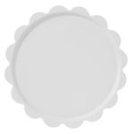 Plateau dentelle rond blanc stratifie o 37 cm