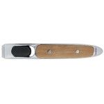 Poignee Zenith 03 Casteline en inox et bois de Hetre