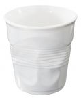 Pot a ustensile froisse Revol 1l blanc - o 14.2 - H 15 cm