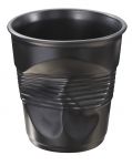 Pot a ustensile froisse Revol 1l noir - o 14.2 - H 15 cm
