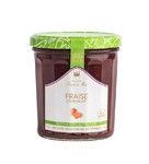 Pot de 320 grammes de confiture allegee Fraise