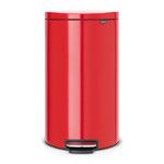 Poubelle a pedale 30L Flatback+ rouge