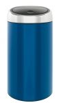 Poubelle Color your bin ronde 30 L Bleu Cobalt