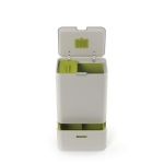 Poubelle de tri selectif Totem IntelligentWaste 50 litres pierre