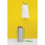 Poubelle touch bin ronde 60L acier inox brillant