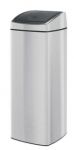 Poubelle TOUCH BIN Rectangulaire 25 L Inox Brosse