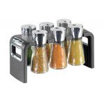 Presentoir noir 6 flacons avec epices