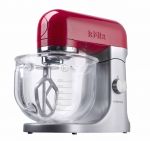 Robot combine kMix de Kenwood bol en verre 5L Rouge passion