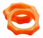 Rond de serviette nacre orange