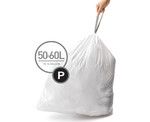 Rouleaux de 20 sacs poubelle 50-60l (modele P)